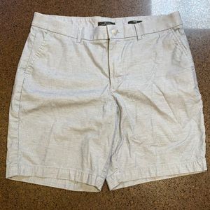 Marc Anthony Mens Slim Fit Luxury Light Gray Short